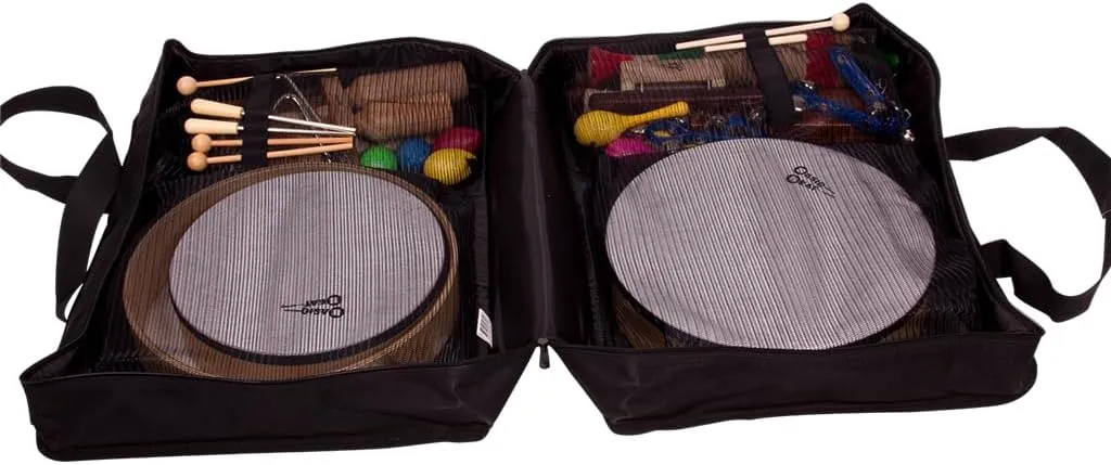 BB25BAG Percussion Carrying Bag, Large - Holds 25 Instruments, Easy Transport, Mesh Pockets