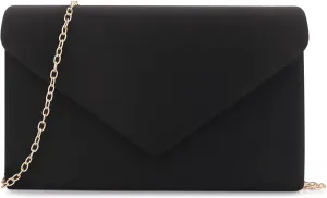BBjinronjy Clutch Purse for Women Evening Bags Handbags for Wedding Party Cocktail Prom Faux Suede Crossbody Shoulder Bag