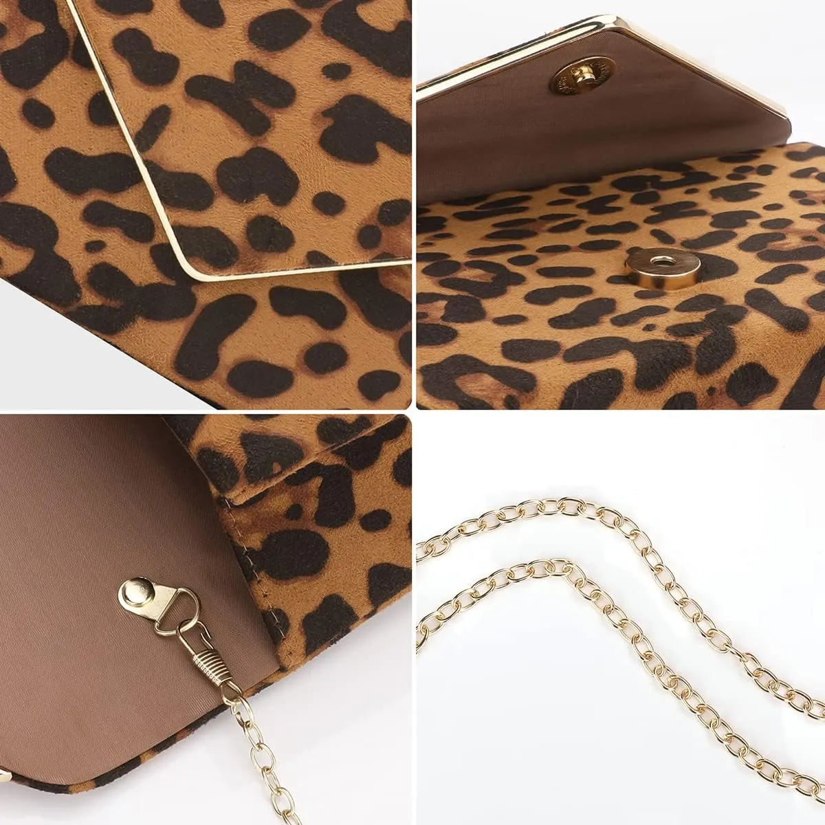 BBjinronjy Clutch Purse for Women Evening Bags Handbags for Wedding Party Cocktail Prom Faux Suede Crossbody Shoulder Bag