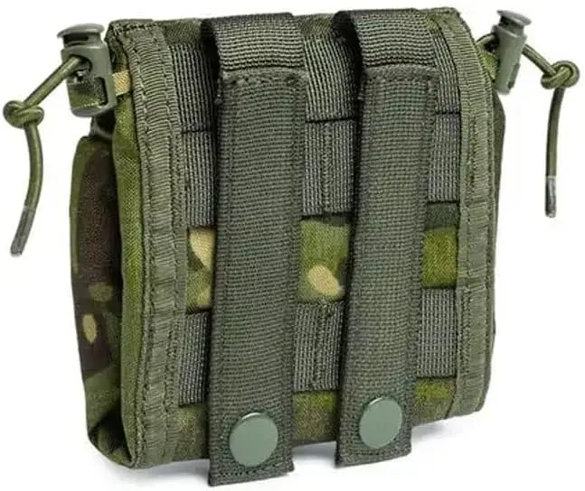 Beretta Tactical Foldable Dump Pouch withClosure & MOLLE System | Compact Roll-Up Utility Bag | Rugged Durable Water-Repellent Magazine Pouch