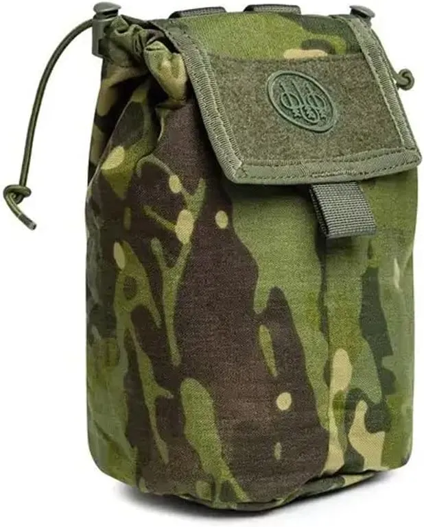 Beretta Tactical Foldable Dump Pouch withClosure & MOLLE System | Compact Roll-Up Utility Bag | Rugged Durable Water-Repellent Magazine Pouch