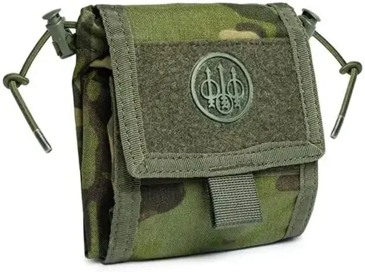 Beretta Tactical Foldable Dump Pouch withClosure & MOLLE System | Compact Roll-Up Utility Bag | Rugged Durable Water-Repellent Magazine Pouch
