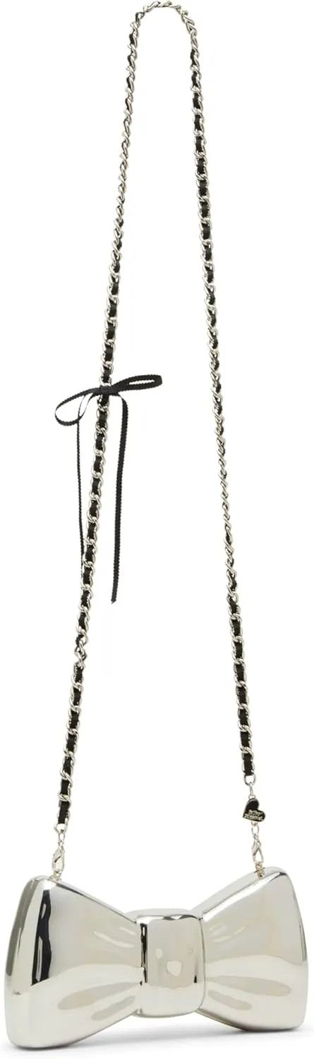 Betsey Johnson Metal Bow Clutch
