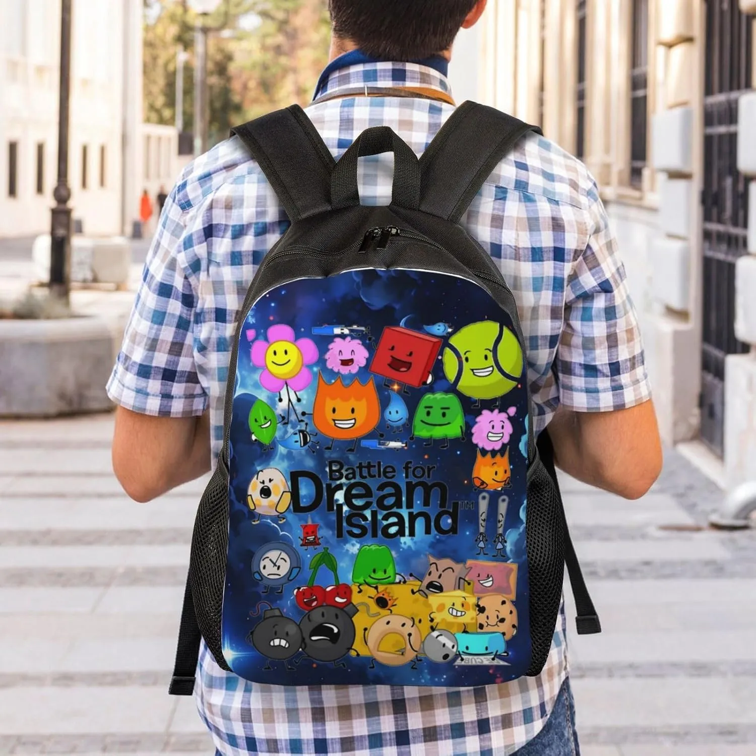 Bfdi-Battle For Dream Island Backpack, Fashionable Casual Travel Bag, Multifunctional Backpack