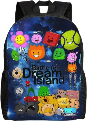 Bfdi-Battle For Dream Island Backpack, Fashionable Casual Travel Bag, Multifunctional Backpack