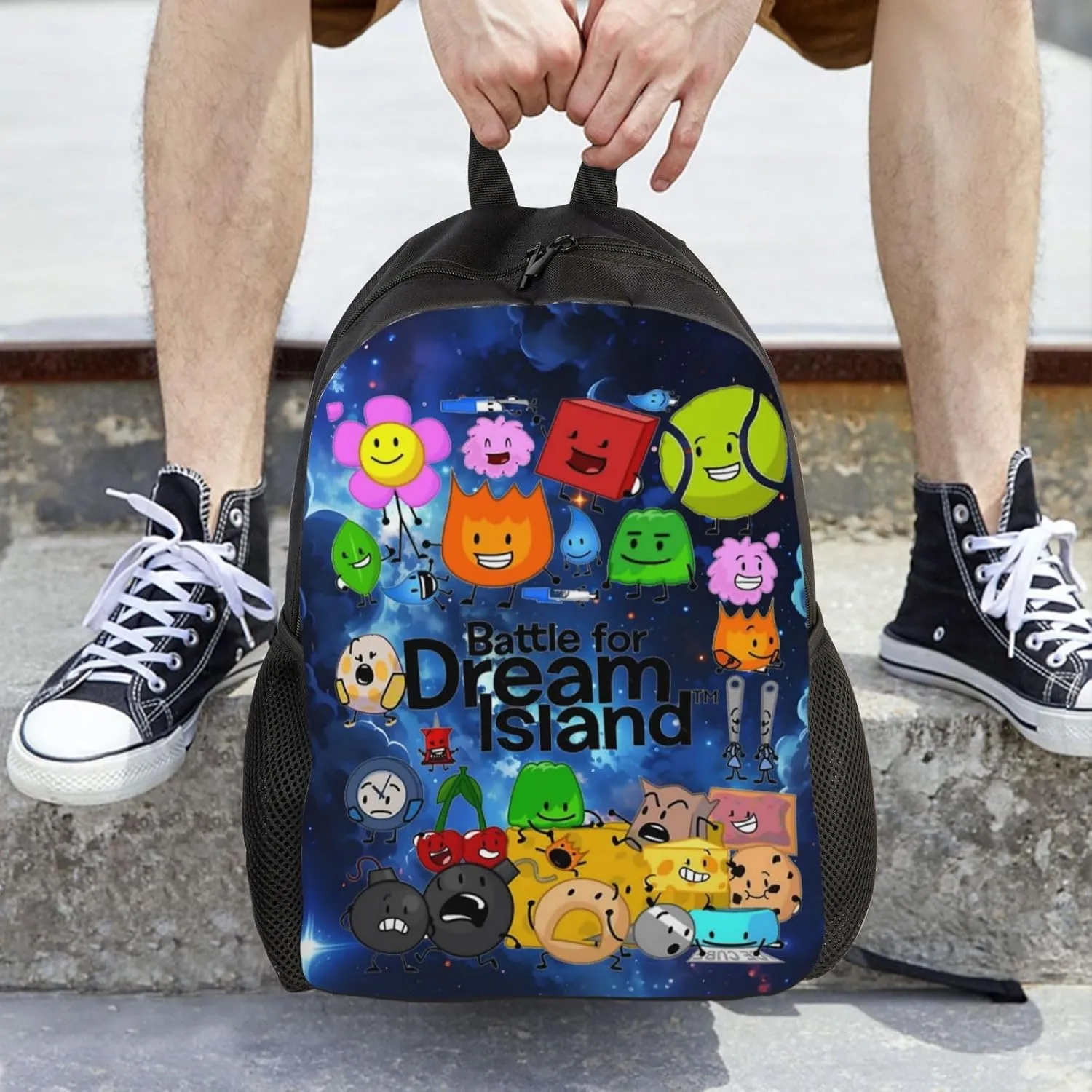 Bfdi-Battle For Dream Island Backpack, Fashionable Casual Travel Bag, Multifunctional Backpack