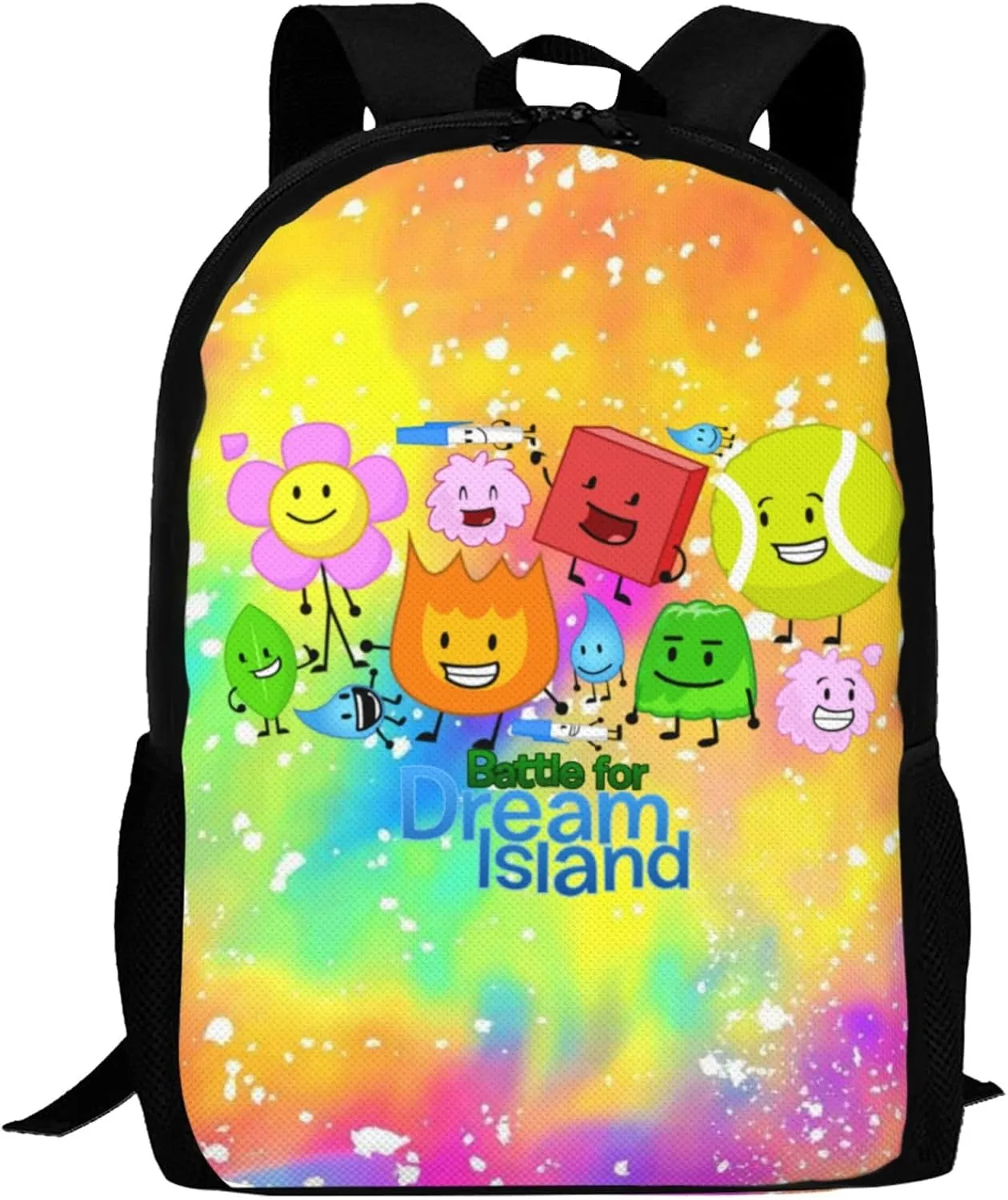 Bfdi-Battle for Dream-Island Backpack,3d Print Laptop Backpack Lightweight Casual Daypack Bookbag Multi-Function Travel Backpack 16.5 In