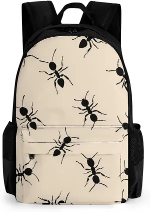Black Ants Travel Laptop Backpack for Men Women Casual Basic Bag Hiking Backpacks Work