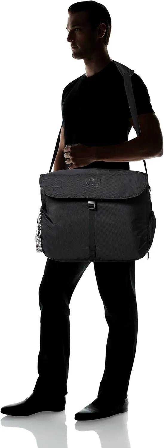 Bloch Dance Multiple Compartment Adjustable Strap Studio/Gym Bag, Black