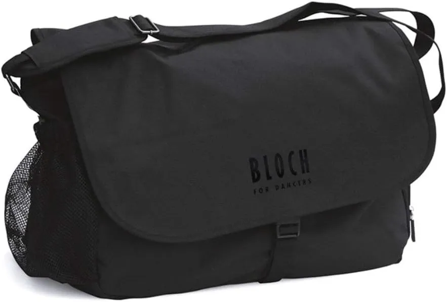 Bloch Dance Multiple Compartment Adjustable Strap Studio/Gym Bag, Black