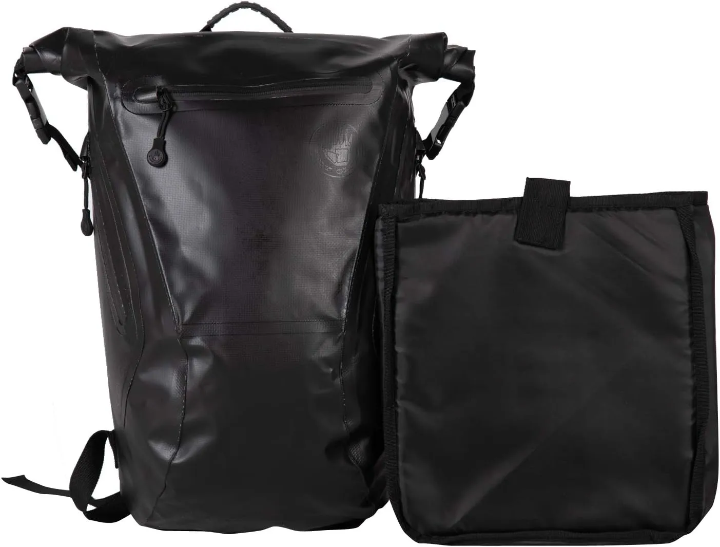 Body Glove Advenire Waterproof Roll-Top Backpack Dry Bag for Surfing, Kayaking, Hiking, Camping, Water Sports, Gym w/Laptop Sleeve, Black, One Size