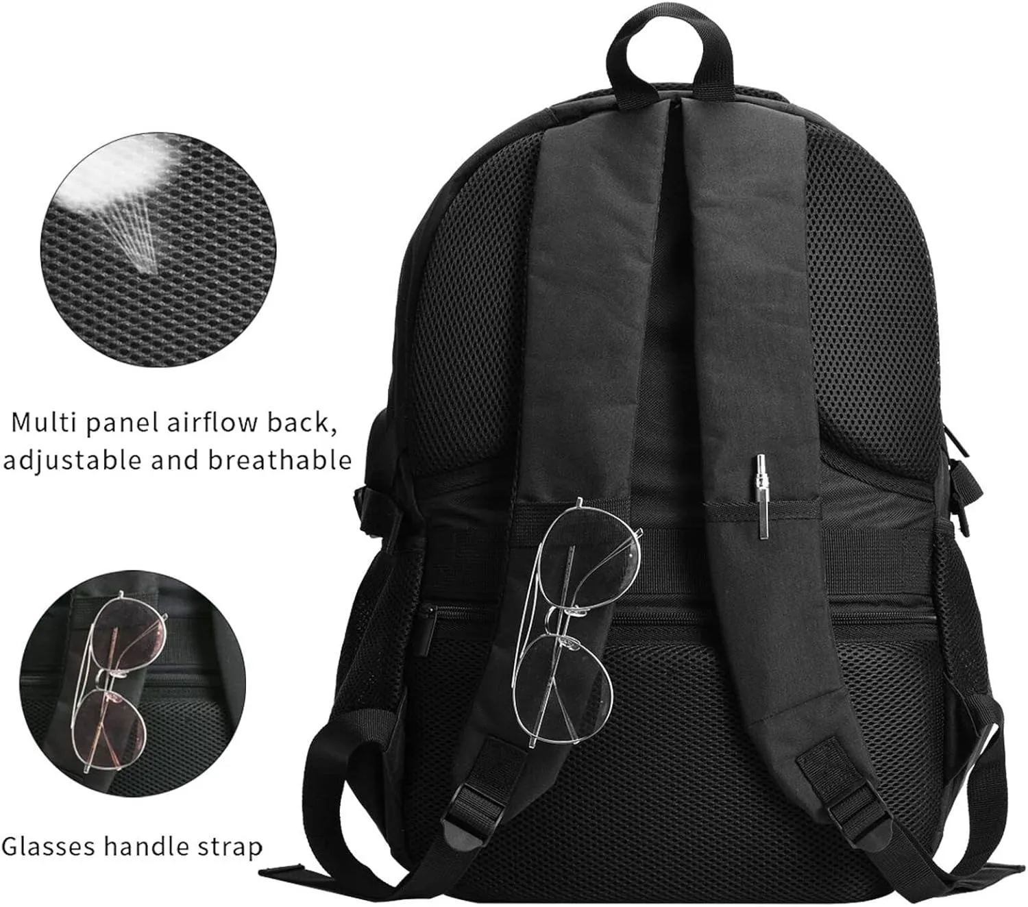 Bolivian Boliva Pride Map Flag Travel Backpacks Casual Backpack Large Capacity Laptop Rucksack Luggage Daypacks with USB Charging Port Multi-Pockets Bags for Hiking