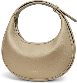 BOSTANTEN Crescent Shoulder Bag for Women Trendy Crossbody Hobo Purse Vegan Leather Clutch Handbag Adjustable Strap