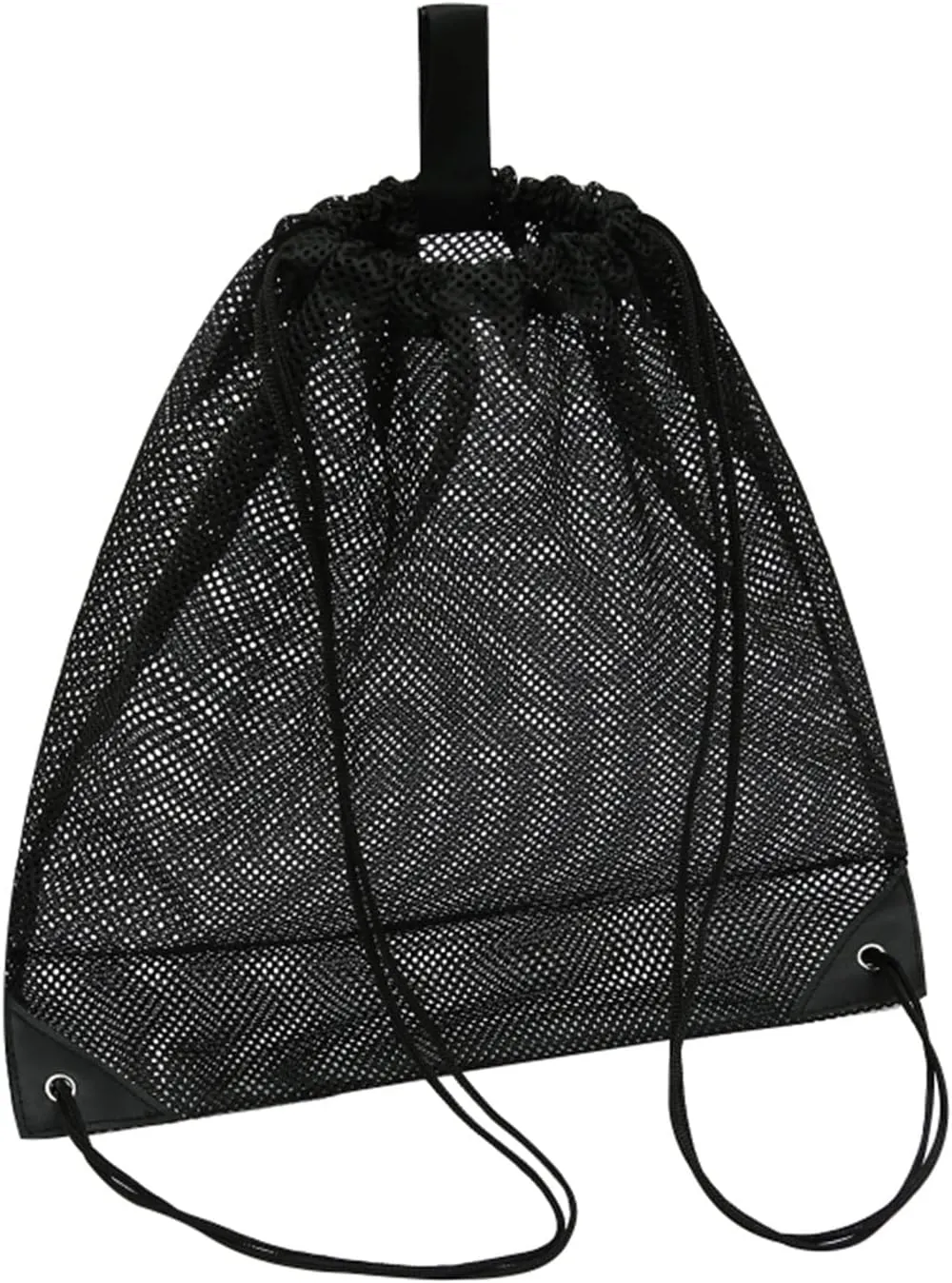 Bowling Roller Bags Football Mesh Storage Holder Drawstring Carry Bag Single Ball Carrier Mesh Bag Basketball Net Cover Backpack
