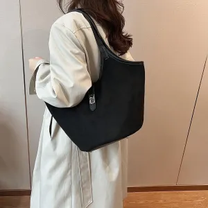 Brown Suede Tote Bag for Women Trendy Hobo Bag Bucket Tote Bag Work Hobo Handbags