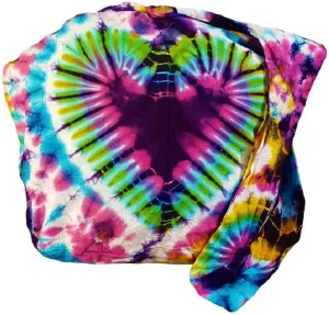 BTP! Tie Dye Sling Crossbody Shoulder Bag Purse Hippie Hobo Cotton Bohemian Colorful Firework