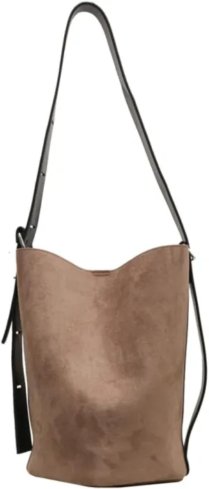 Bucket Bags Purse for Women Matte Leather Shoulder Bag Vintage Hobo Bag Crossbody Bag Slouchy Tote Handbag