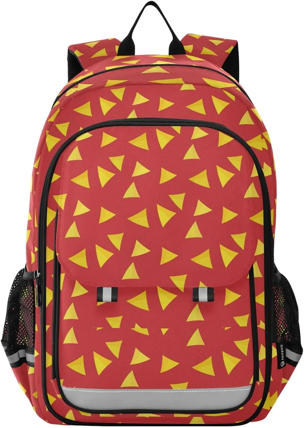 Caikeny Kids Backpack Potatoes Red School Backpacks Yellow School Bags Shoulder BookBags Elemetary for Boys Girls Students