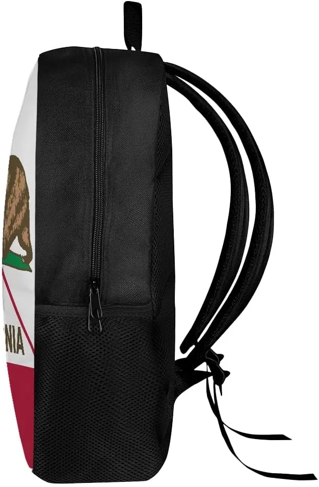 California State Map School Backpack For Girls Boys Kids,Lightweight Elementary Student Bookbag Perfect for Back to School
