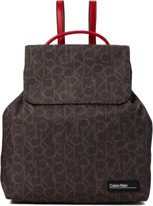 Calvin Klein Mallory Backpack Brown/Khaki/Salsa One Size
