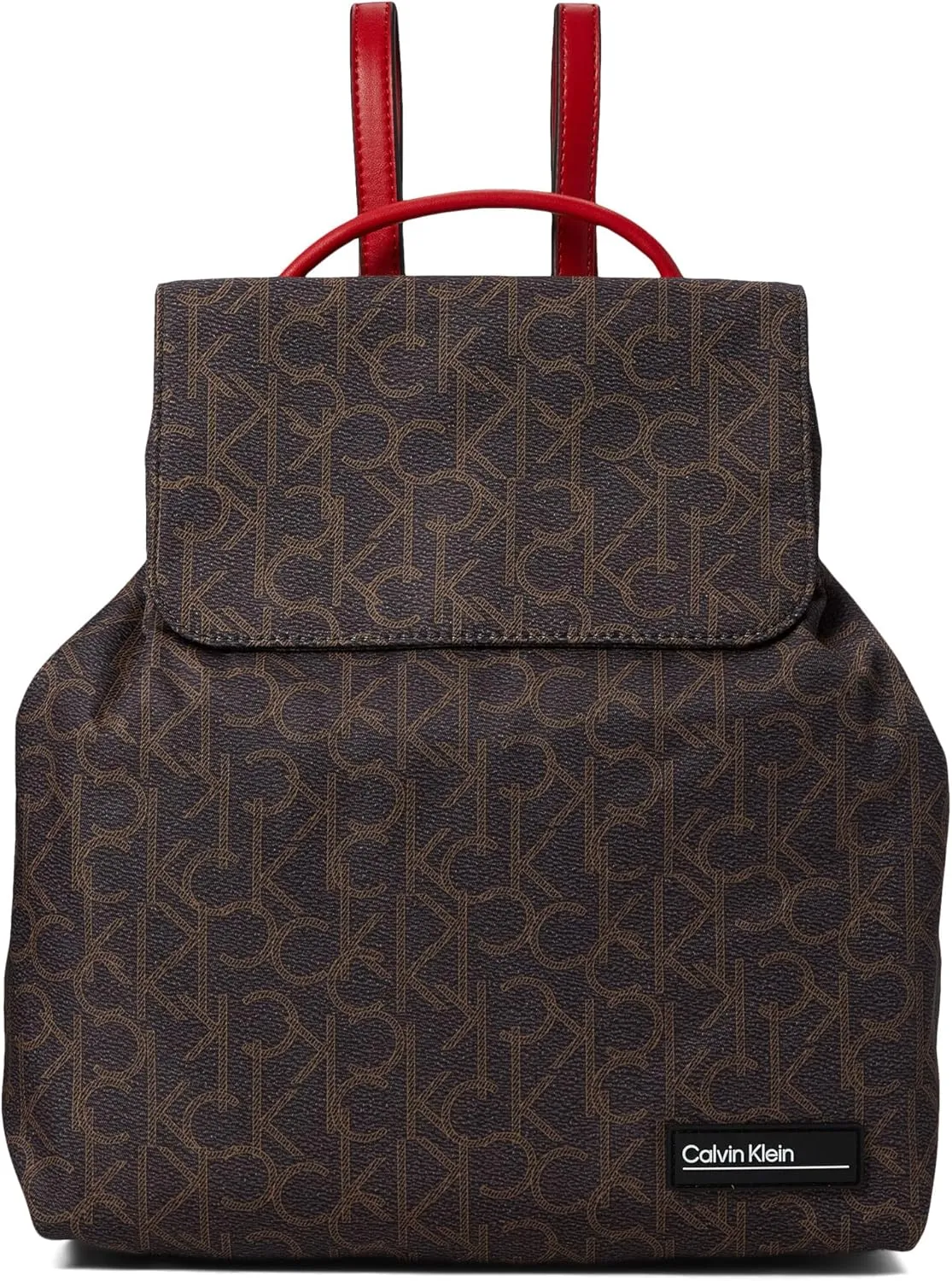 Calvin Klein Mallory Backpack Brown/Khaki/Salsa One Size