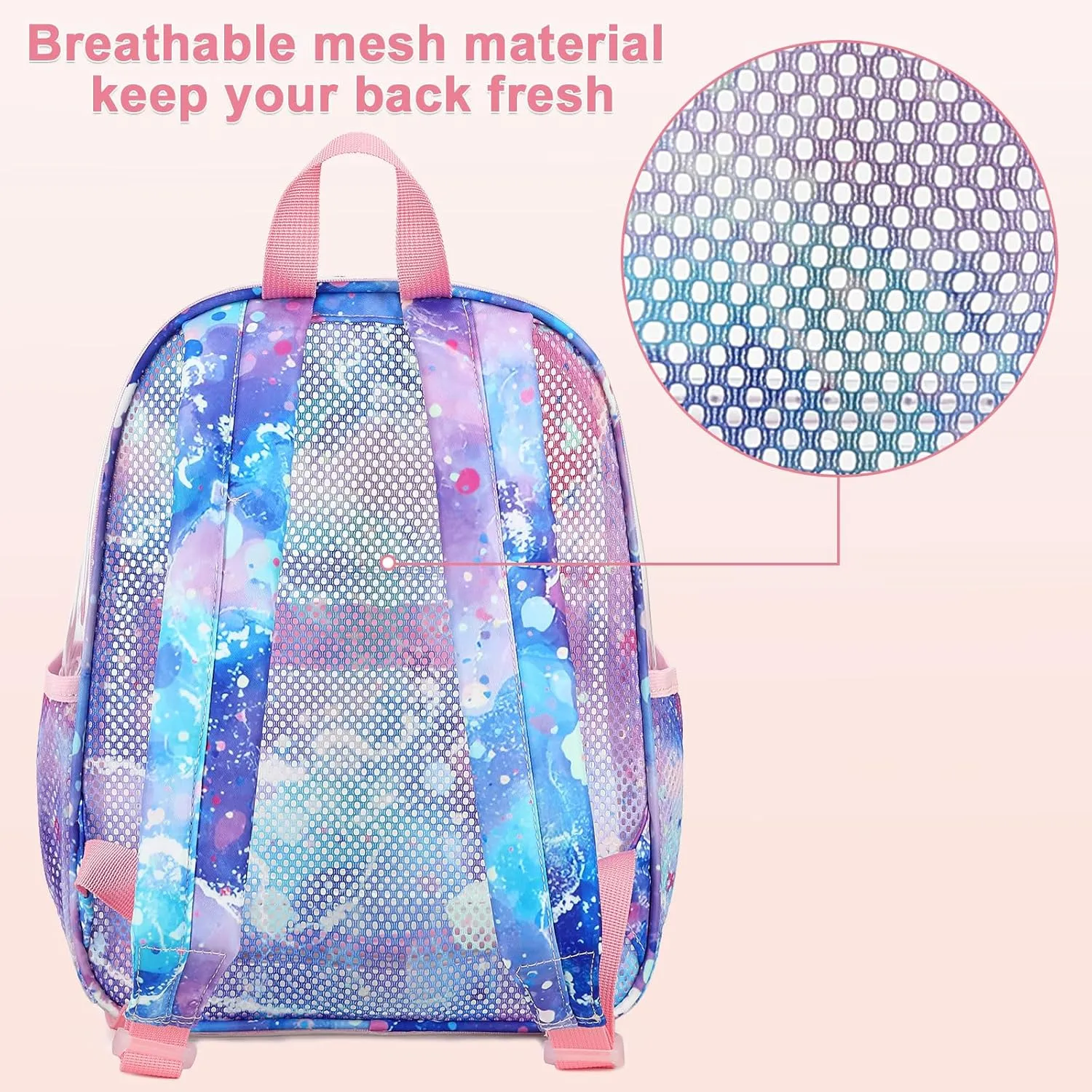 CAMTOP Clear Backpack for Stadium Events Approved 12x6x12 Small Clear Bag Mini Backpacks Purse for festival Concert Work