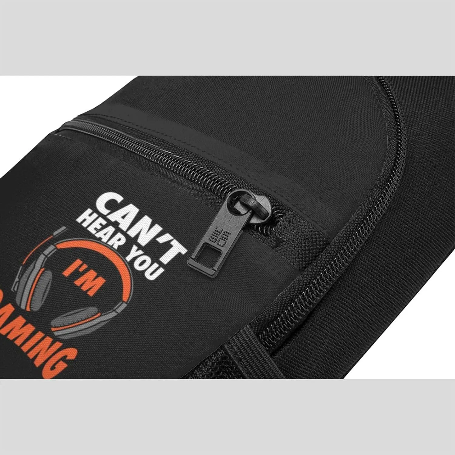 Can't Hear You I'm Gaming Sling Bag Crossbody Backpack Shoulder Casual Daypack Bags for Men Women
