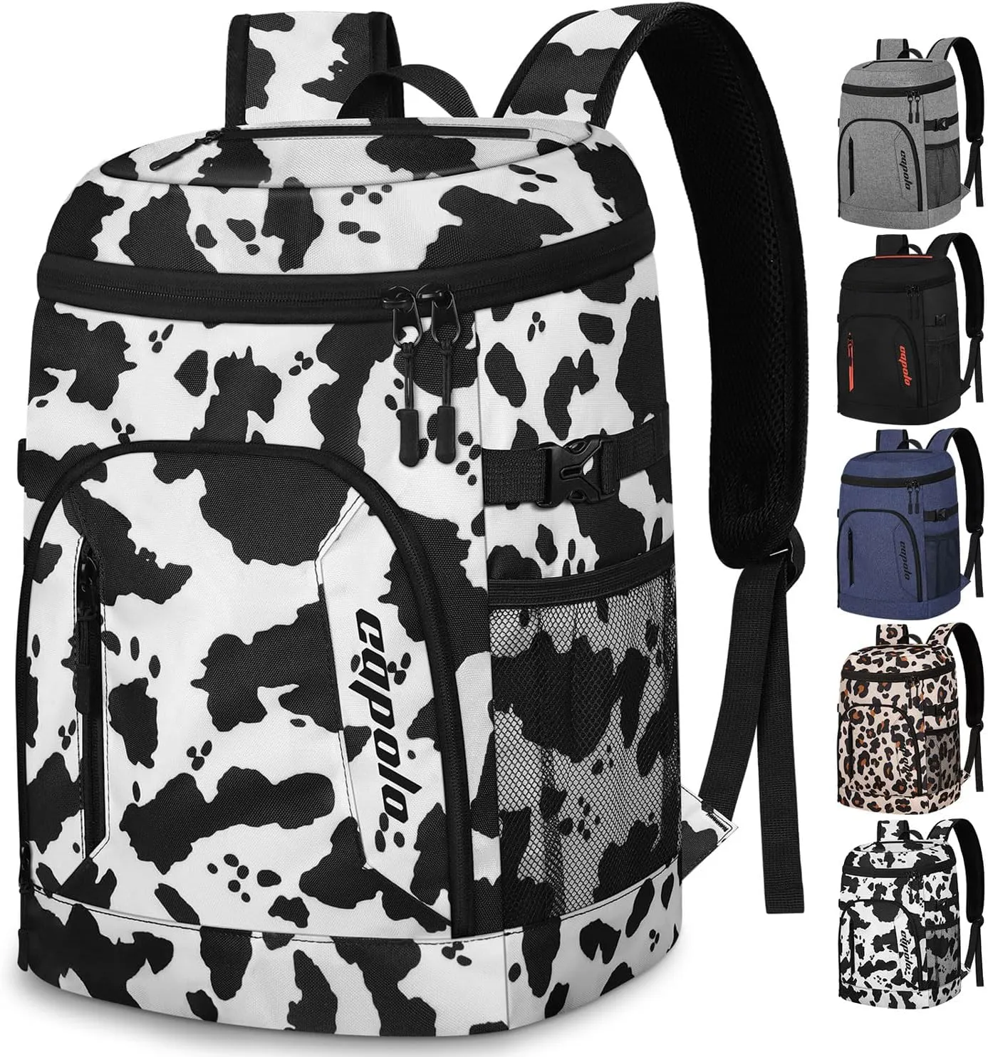 Capolo Cooler Backpack 30/45 Cans, Insulated Thermal Bag Beverage Soft Cooler Lunch Camping Travel Picnic Hiking for Men Women