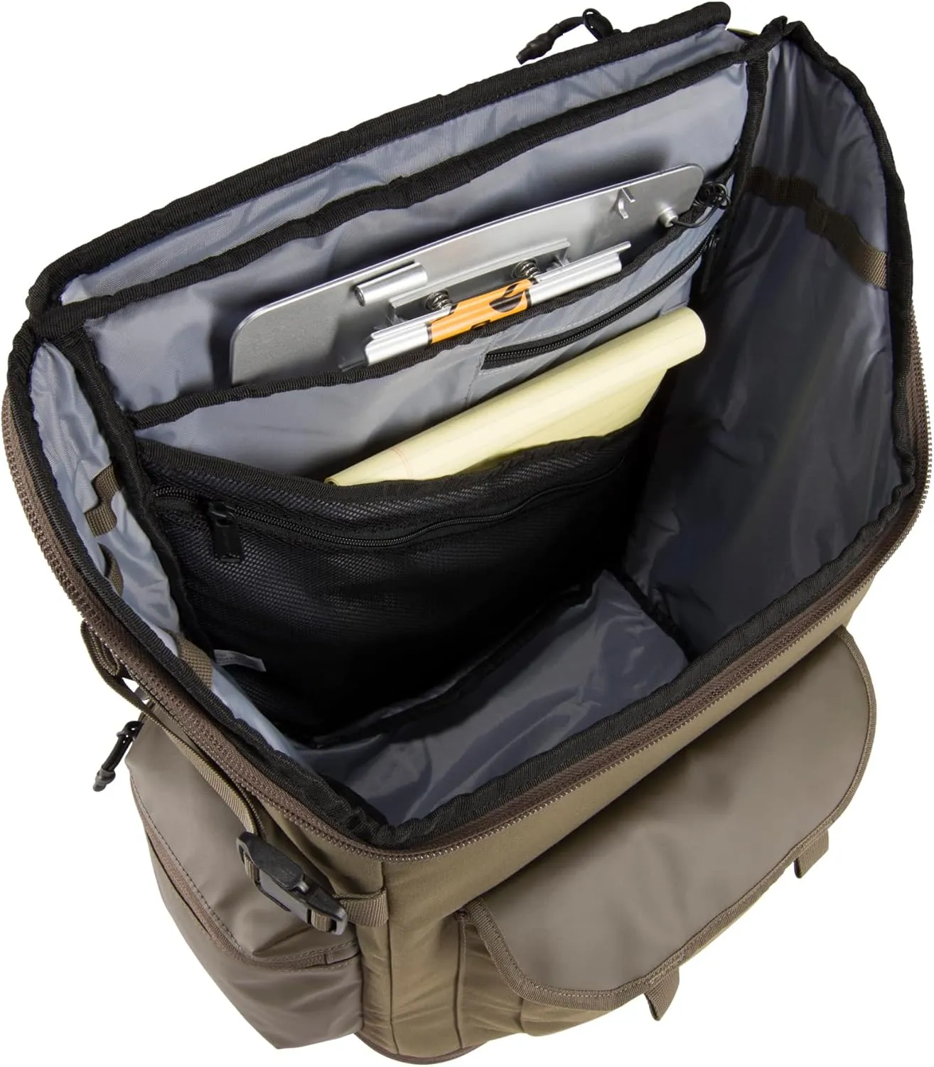 Carhartt 35L Nylon Workday Backpack, Durable Water-Resistant Pack with 15" Laptop Sleeve and Adjustable Shoulder Straps, Tarmac, One Size