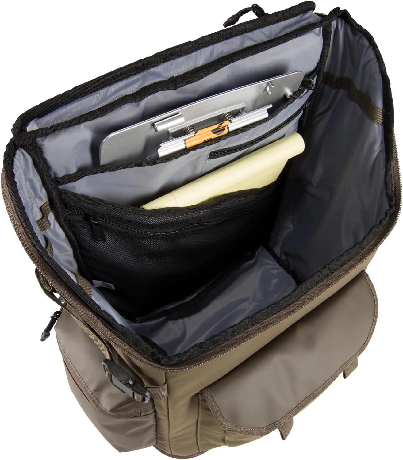 Carhartt 35L Nylon Workday Backpack, Durable Water-Resistant Pack with 15" Laptop Sleeve and Adjustable Shoulder Straps, Tarmac, One Size