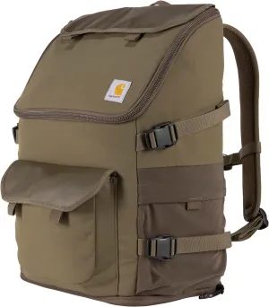 Carhartt 35L Nylon Workday Backpack, Durable Water-Resistant Pack with 15" Laptop Sleeve and Adjustable Shoulder Straps, Tarmac, One Size
