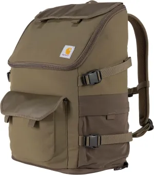 Carhartt 35L Nylon Workday Backpack, Durable Water-Resistant Pack with 15" Laptop Sleeve and Adjustable Shoulder Straps, Tarmac, One Size