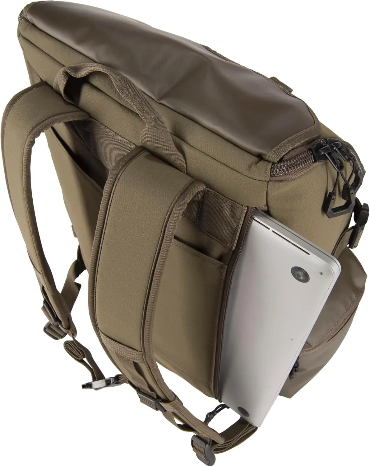 Carhartt 35L Nylon Workday Backpack, Durable Water-Resistant Pack with 15" Laptop Sleeve and Adjustable Shoulder Straps, Tarmac, One Size