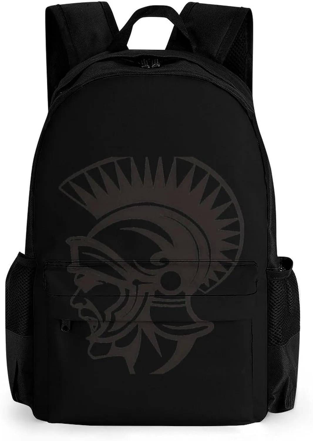 Cartoon Rome Army Fighter Cute Backpack Travel Work Bag with Water Bottle Pocket Adjustable Padded Shoulder Straps Daypack