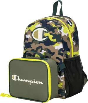 Champion Munch Backpack Lunch Kit Combo Olive One Size