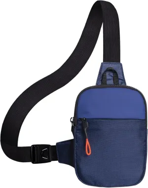Chest Mini Sling Bag Waterproof Crossbody Bag Lightweight Casual Phone Bag Small Shoulder Daypack for Men Travel
