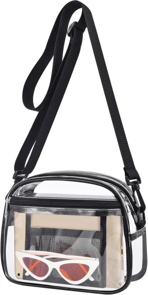 Clear Bag for Stadium Events Mini Small Clear Purse Clear Bag for Stadium Events Concert Sport Work