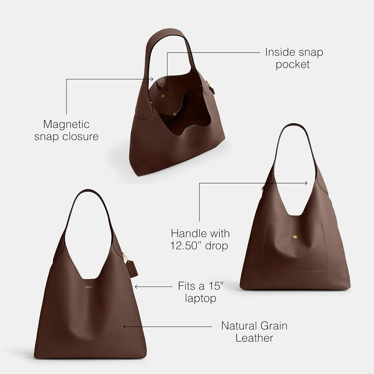 Coach Suede Brooklyn Shoulder Bag 39