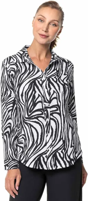Coolibar UPF 50  Women's Rhodes Shirt - Sun Protective