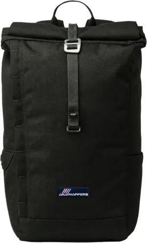 Craghoppers Adult Kiwi Classic Rolltop Backpack, Black, 16 Liter