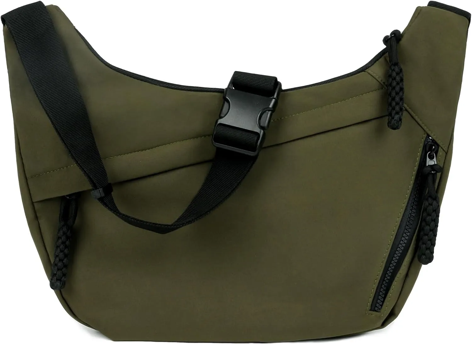 Crescent Crossbody Bags for Women and Men Nylon Luna bag Moon Hobo Purses Slouchy Dumpling Bag Canvas Shoulder Bags