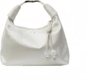 Crescent Crossbody Shoulder Bag, Tote Handbag for Women, Sling Hobo Purse with Chain Strap