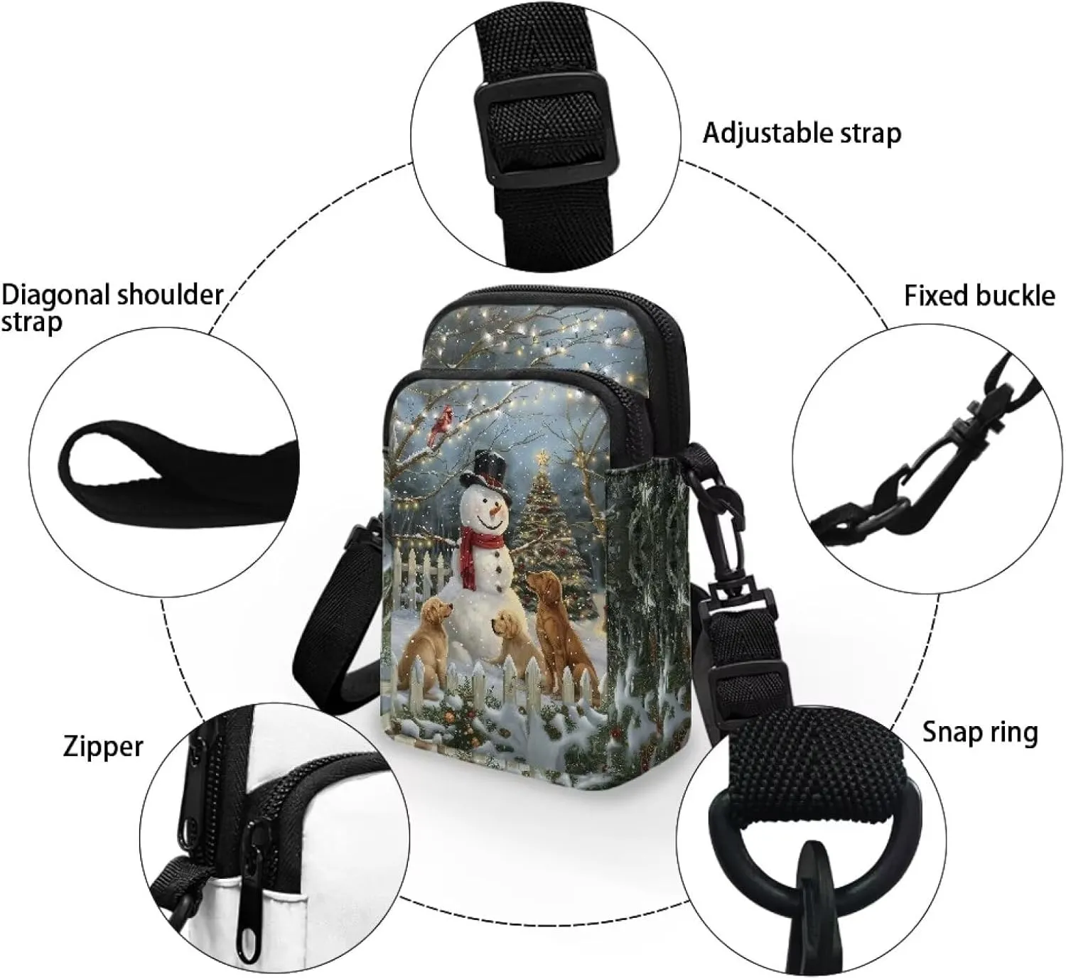 Crossbody Backpack for Women Sling Bag with Adjustable Strap Women Cross Body Chest Bag Mini Purse