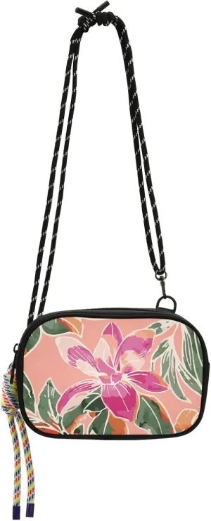 Crossbody Bag Botanical Floral Cell Phone Purse Wallet with Credit Card Slots Multicolor Handbag with Adjustable Strap Fits Phone Keys And More