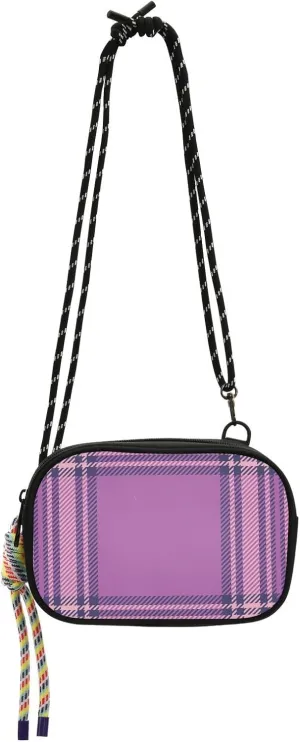 Crossbody Bag Mat Check Tartan Cell Phone Purse Wallet with Credit Card Slots Multicolor Handbag with Adjustable Strap Fits Phone Keys And More