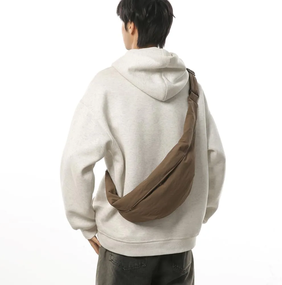 Crossbody Bags for Women Trendy Shoulder Bag Lightweight Dumpling Bag Crescent Hobo Sling Bag for Men Women
