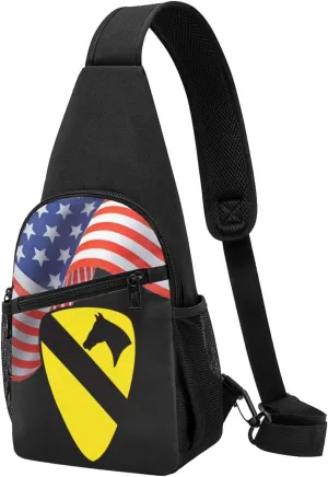 Crossbody Shoulder Chest Bag 1st Cavalry Division Fashion One-Shoulder