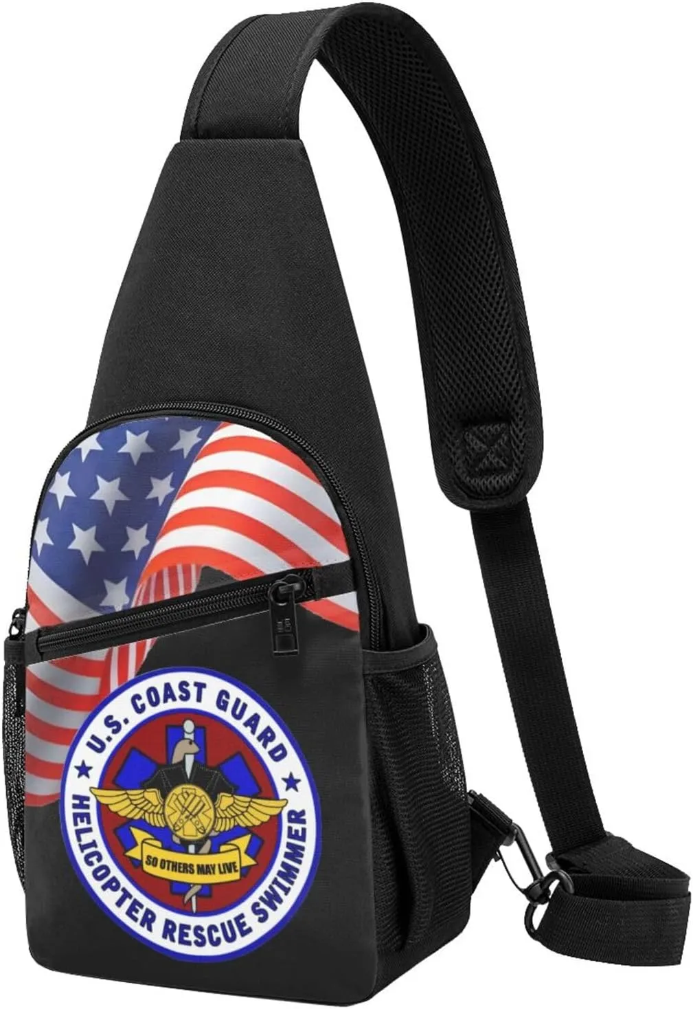 Crossbody Shoulder Chest Bag USCG Asts (Helicopter Rescue Swimmers) Fashion One-Shoulder