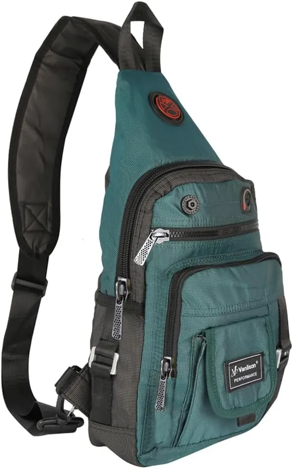 Crossbody Sling Bag Backpack for Men & Women Blue