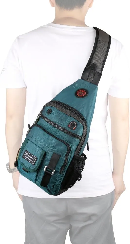Crossbody Sling Bag Backpack for Men & Women Blue